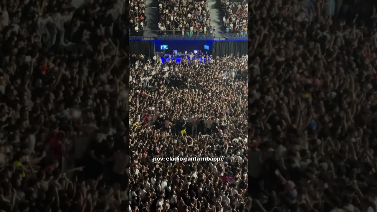 #eladiocarrion  😱 causa terremoto en #madrid  🇪🇸 #concieto #mbappe #pogo#trap #wizinkcenter