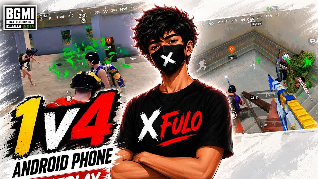 X Fulu | 1v4 Android Gameplay 🔥