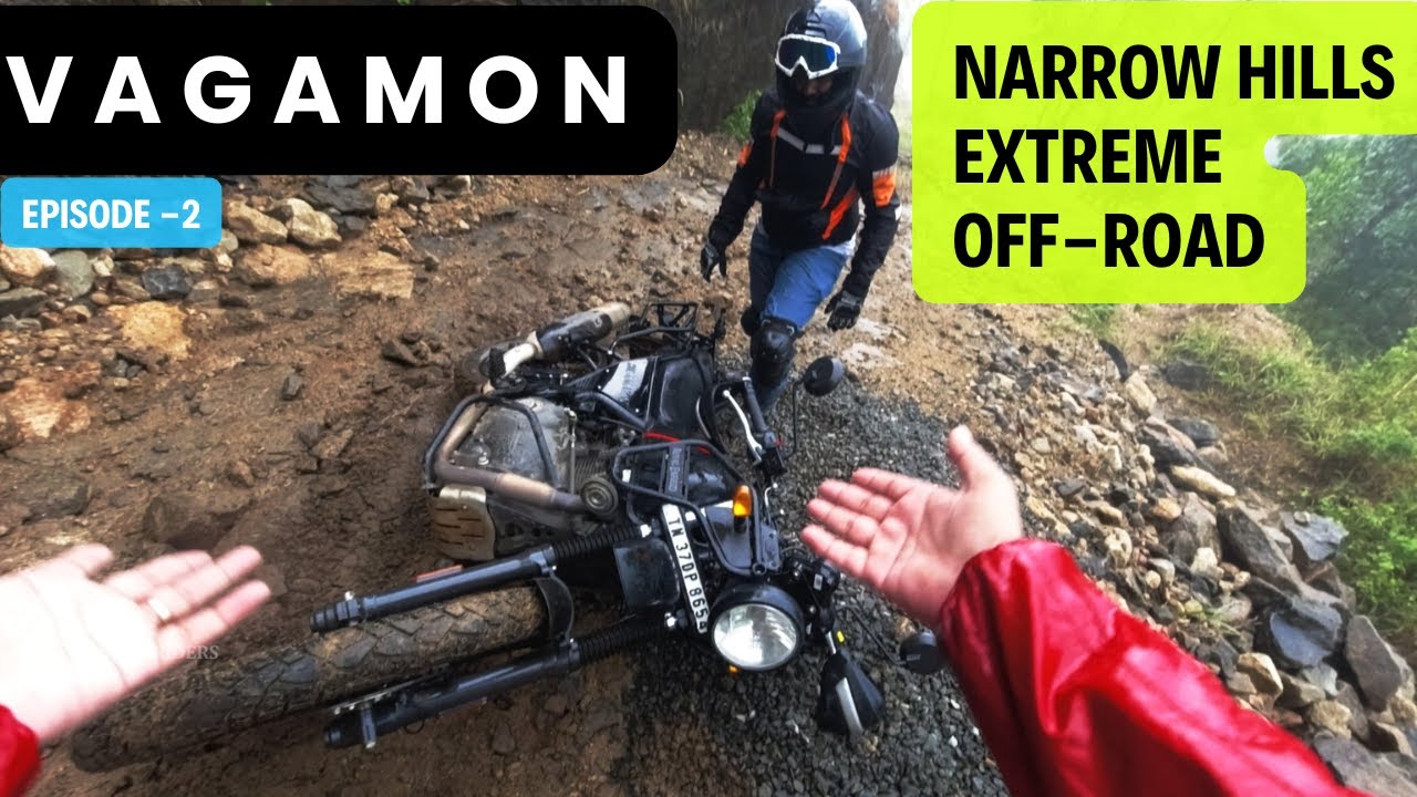 Vagamon Extreme Off-Road! 🏍️ Himalayan 450 Challenge - Narrow Hills Episode -2