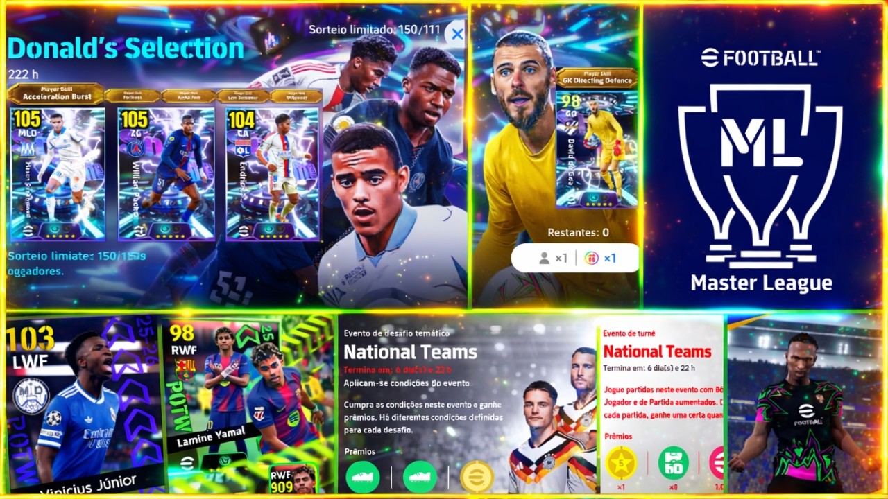 MASTER LIGA CHEGANDO! 😱 ENDRICK PRIME + ATUALIZAÇÃO eFootball 2026