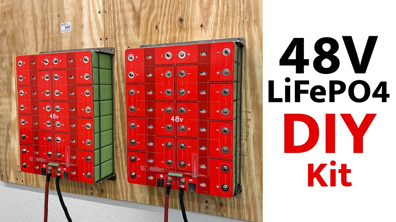 Комплект для самостоятельной сборки аккумулятора LiFePO4 48 В — компрессионные пластины
