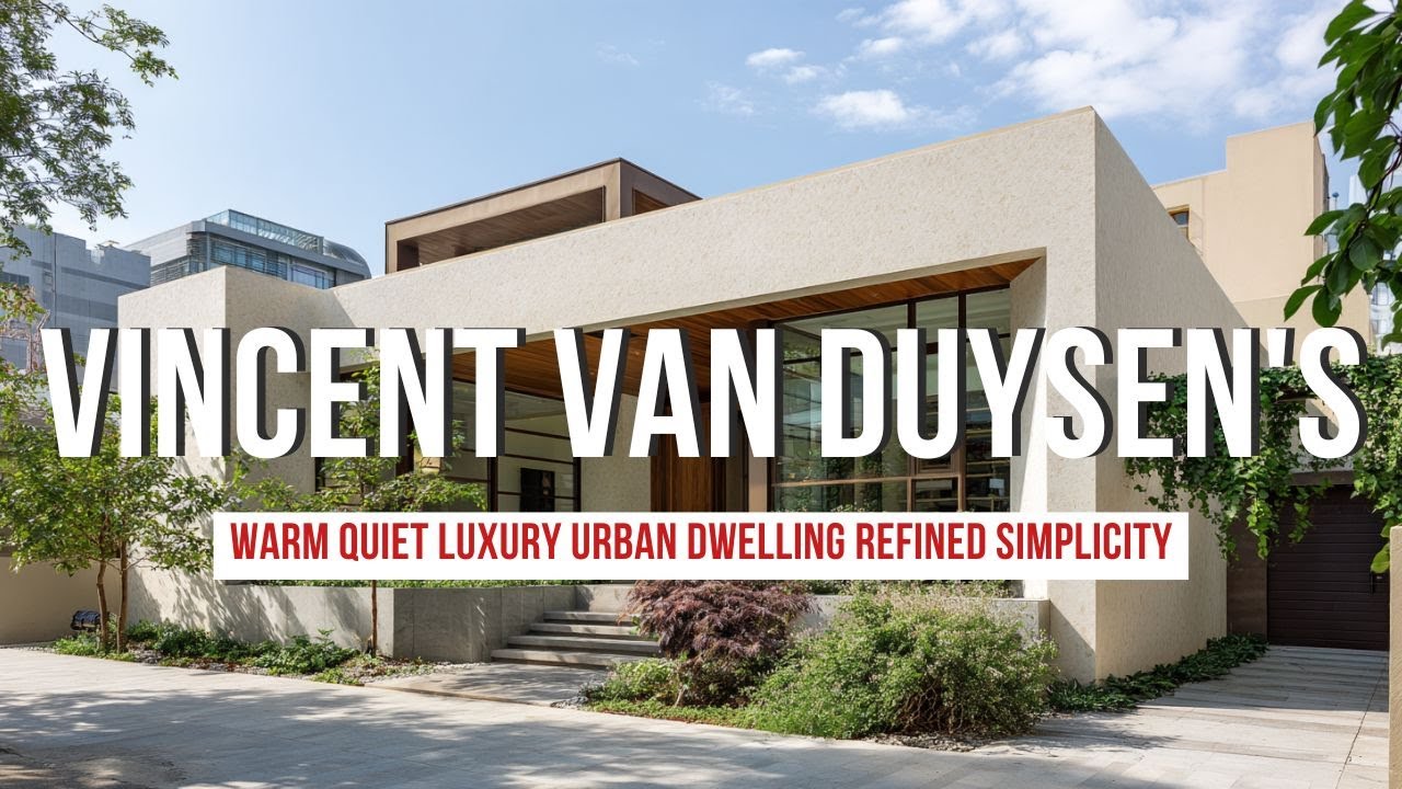 Warm Quiet Luxury Urban Dwelling Inspired by Vincent Van Duysen's Refined Simplicity