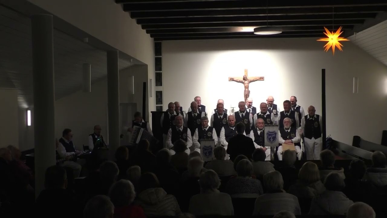 Adventskonzert des Shanty Chor der Marine Kameraden Bocholt am 06.12.2025 in Borken-Heiden,  Teil 1
