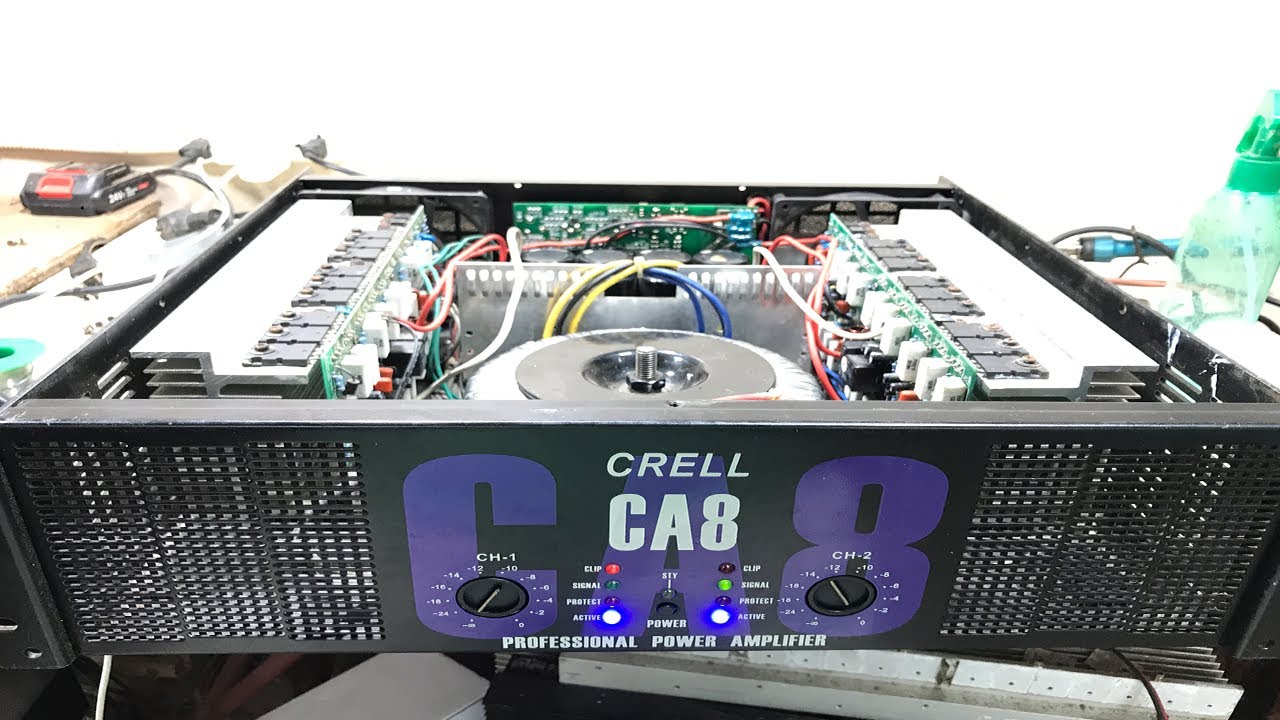 CRELL CA8 Power amp [Distorted Sound-Resistor Change Value ]
