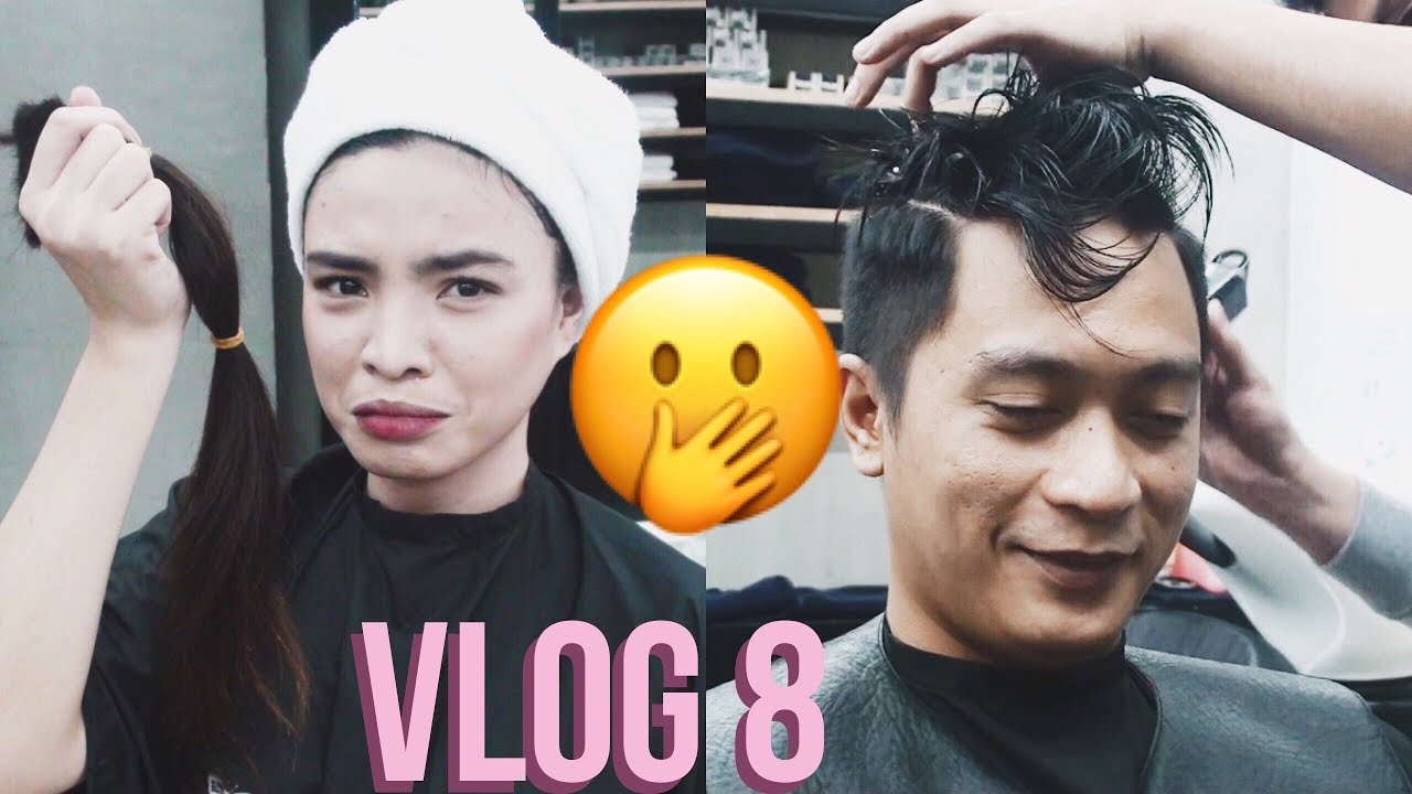 Couples Give Each Other Surprise Haircut💇🏻‍♀️ VLOG9 | Nezreen Jix