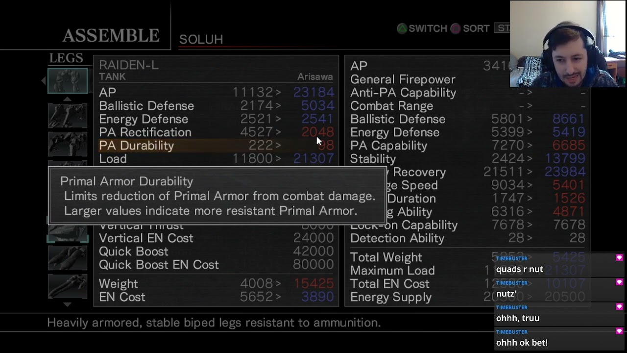 Armored Core for Answer Build Guide for Jojash
