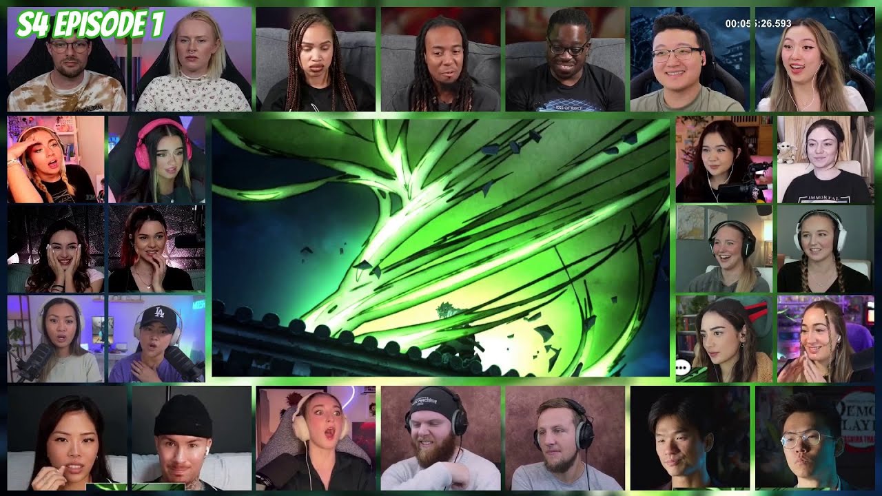 Demon Slayer Season 4 Episode 1 Reaction Mashup | Kimetsu no Yaiba 鬼滅の刃