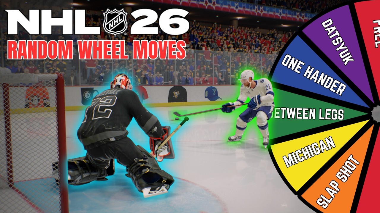NHL 26: Вращающееся колесо, бросок в серии буллитов