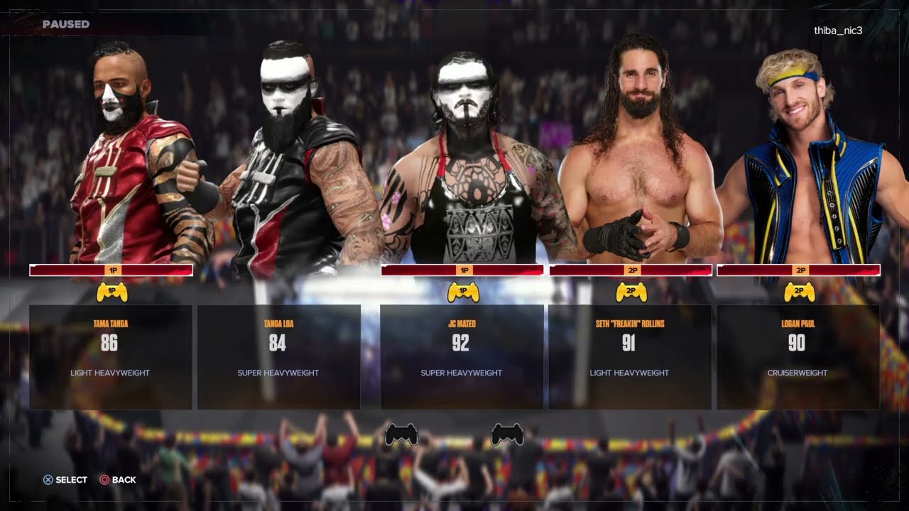 WWE 2K26 RWWE presents 8 MEN elimination TAG TEAM MATCH