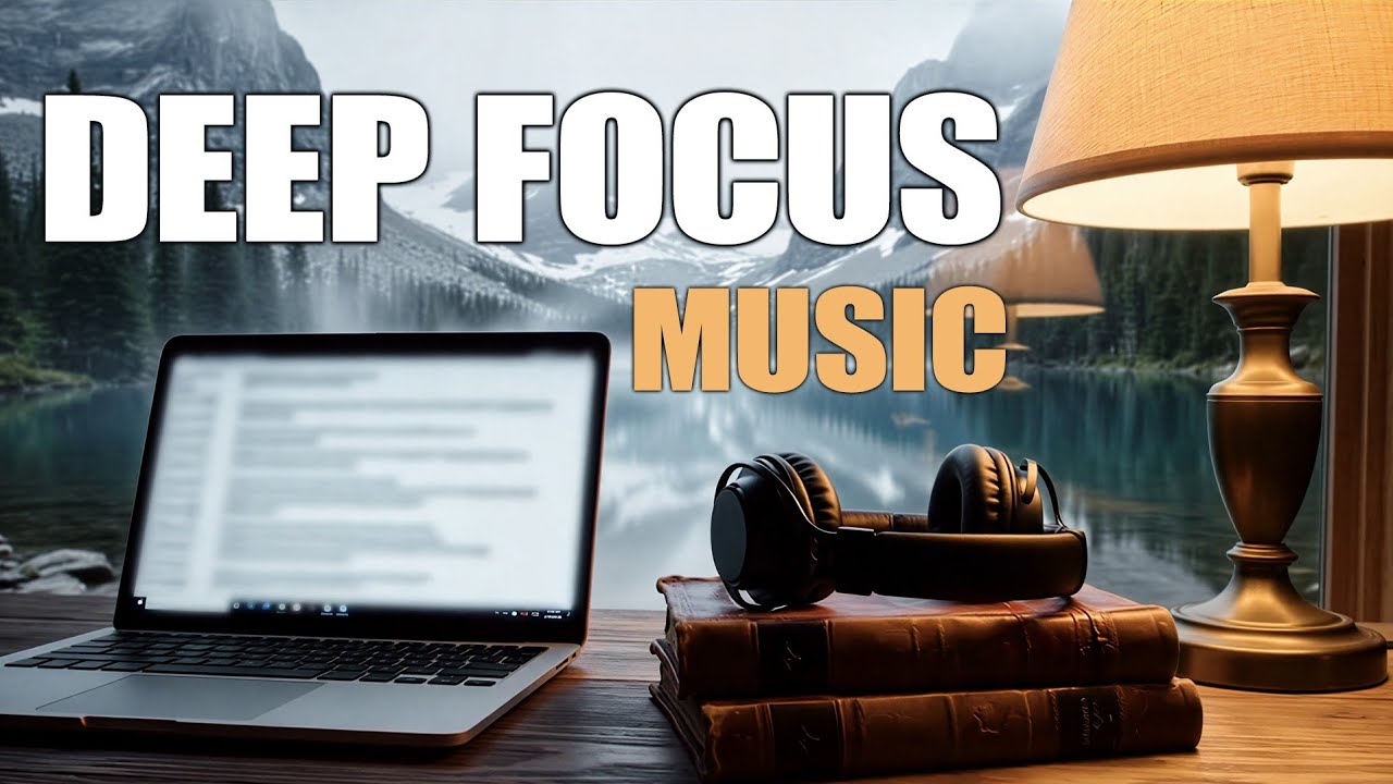 Dream Workspace Ambience: Deep Focus Music with Mountain View