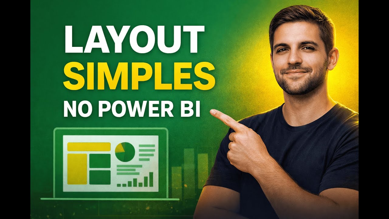 Como Criar um Layout Simples e Profissional no Power BI