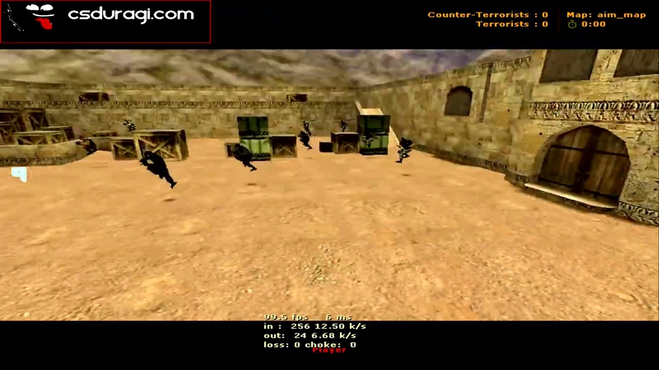 CS 1.6 Aim Exercise Training Bot Server address opened [Fun Scenes]