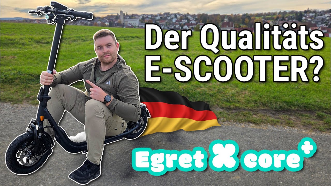 Die E-Scooter Überraschung aus Deutschland? Egret X core+ Testfahrt! | Teil 1 - Vorstellung