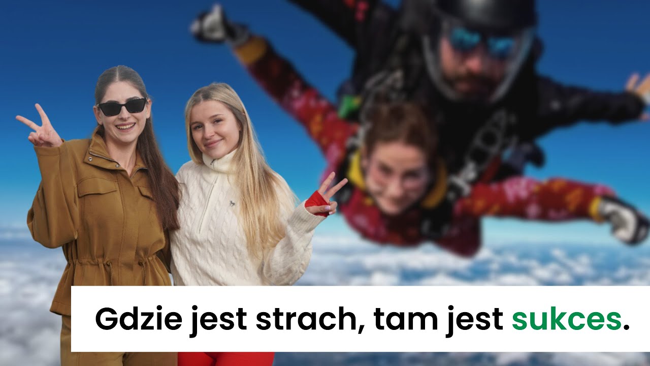 Pokonalam STRACH! Skok ze spadochronem z Tatianą. Wywiad pelen emocji.