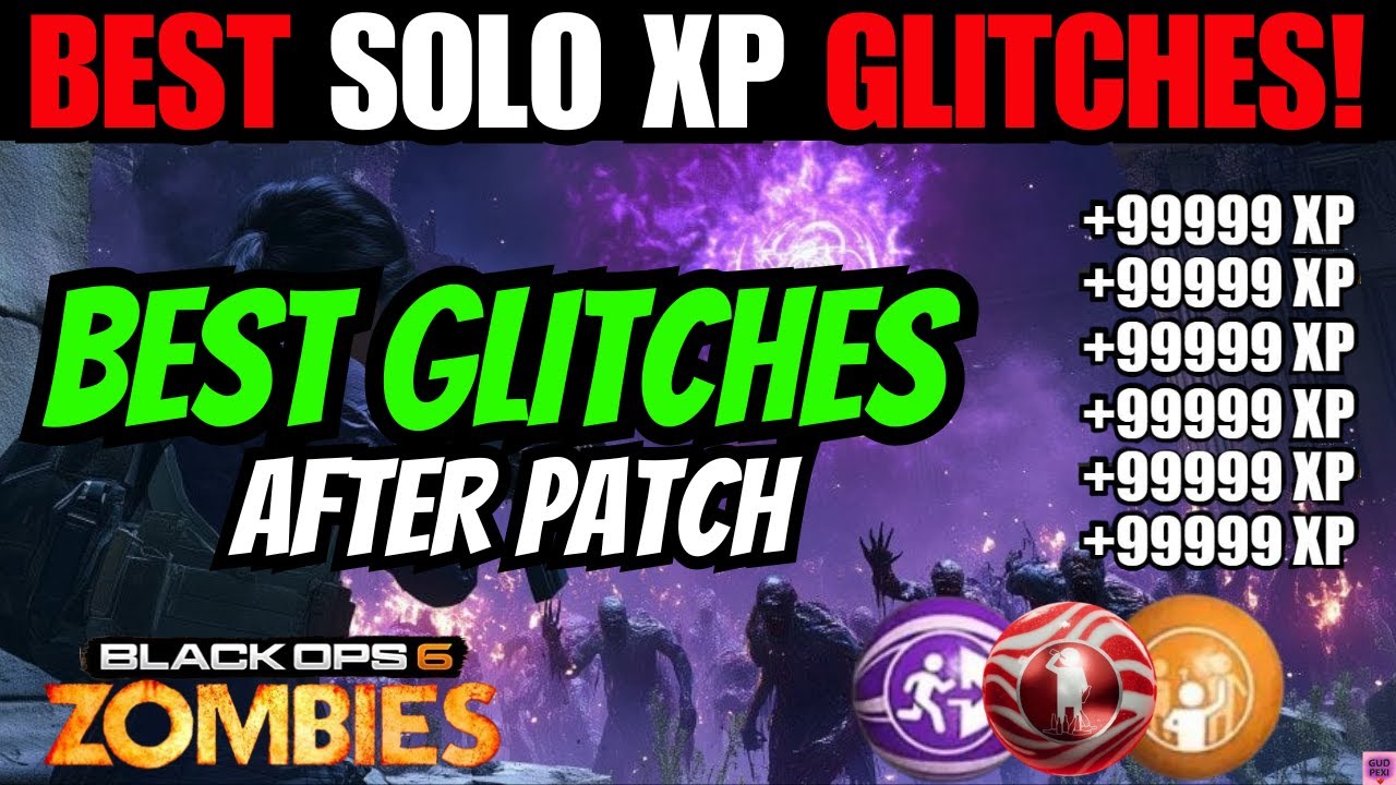 BEST GLITCHES in BO6 AFTER PATCH (SOLO XP GLITCH / GODMODE / AFK XP & MORE) BEST BO6 ZOMBIES GLITCH