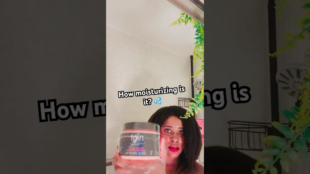 Tgin rose water hydrating hair mask & style gel product review 