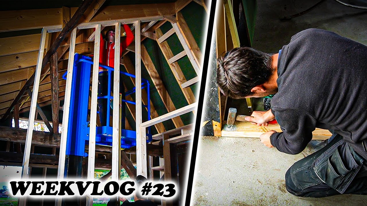 DE EERSTE BINNENWANDEN! - BOUWBAKKERS WEEKVLOG #23