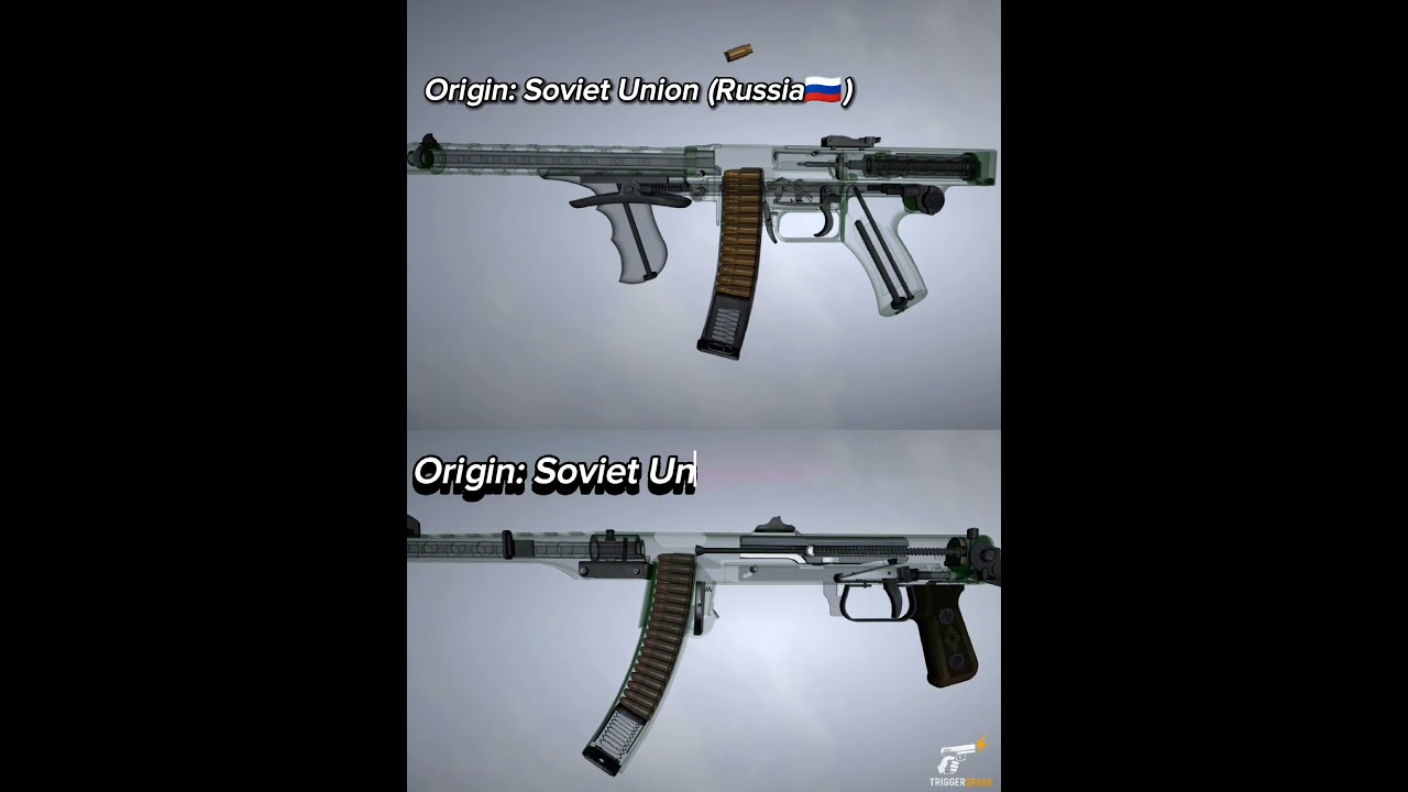 PPK-42 vs PPS-43 &ndash; Prototype vs Legendary Soviet SMG 🔥🇷🇺 #viral #short #smg