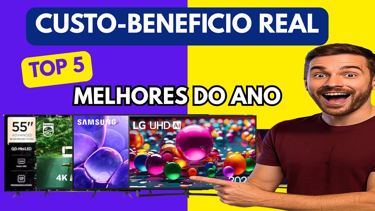 As Melhores Smart TVs de 55 Polegadas de 2025 Reveladas | Boas e Baratas!