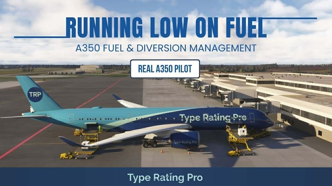 A350 Fuel Management: Diverting from Copenhagen on VATSIM | Real A350 Pilot