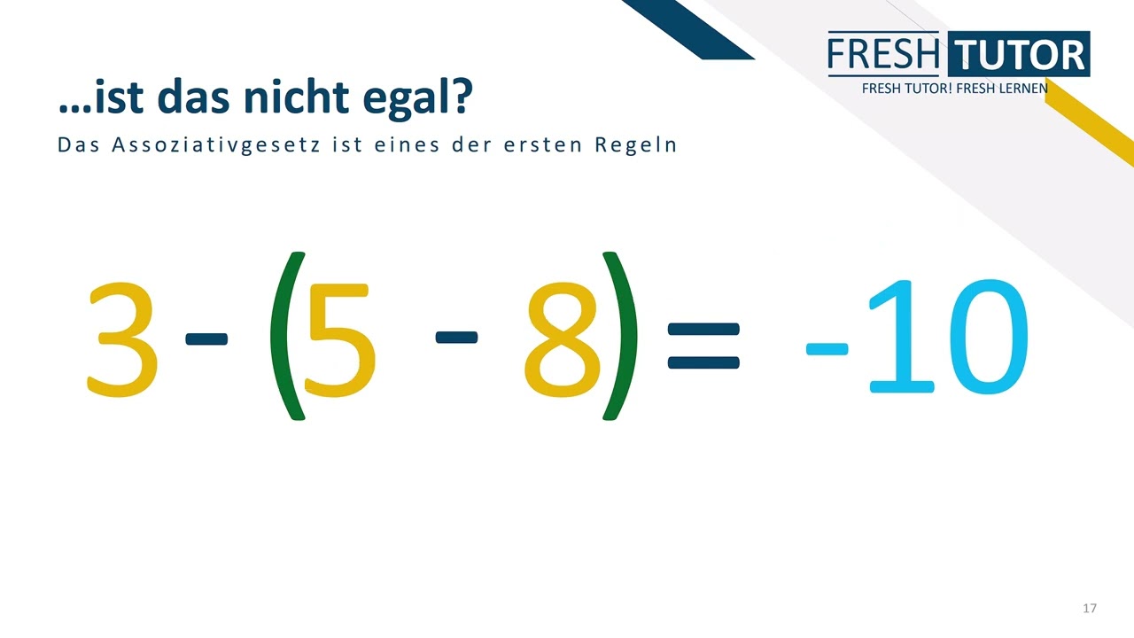 Rechengesetze einfach erklärt – Grundlagen für dein Studium | BWL Mathe Vorkurs #2