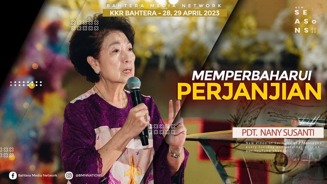 (KKR BAHTERA - DAY 2) Pdt. Nany Susanti - Menyatu dengan Tuhan