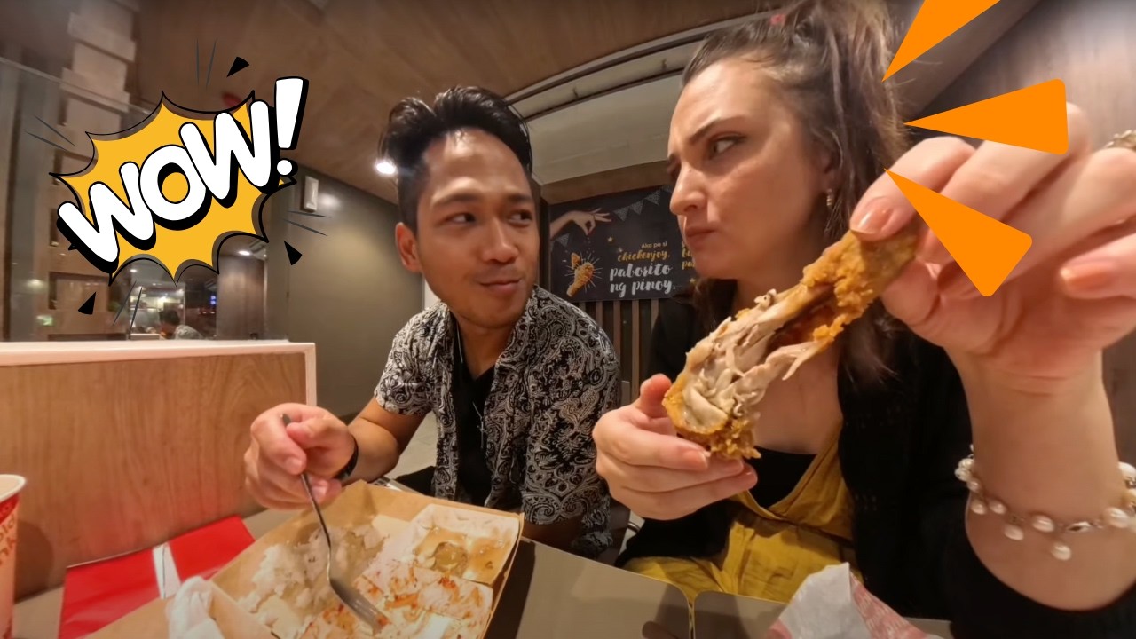 first time trying jollibee in philippines *SOBRANG MASARAP TALAGA* #vlogmas2024