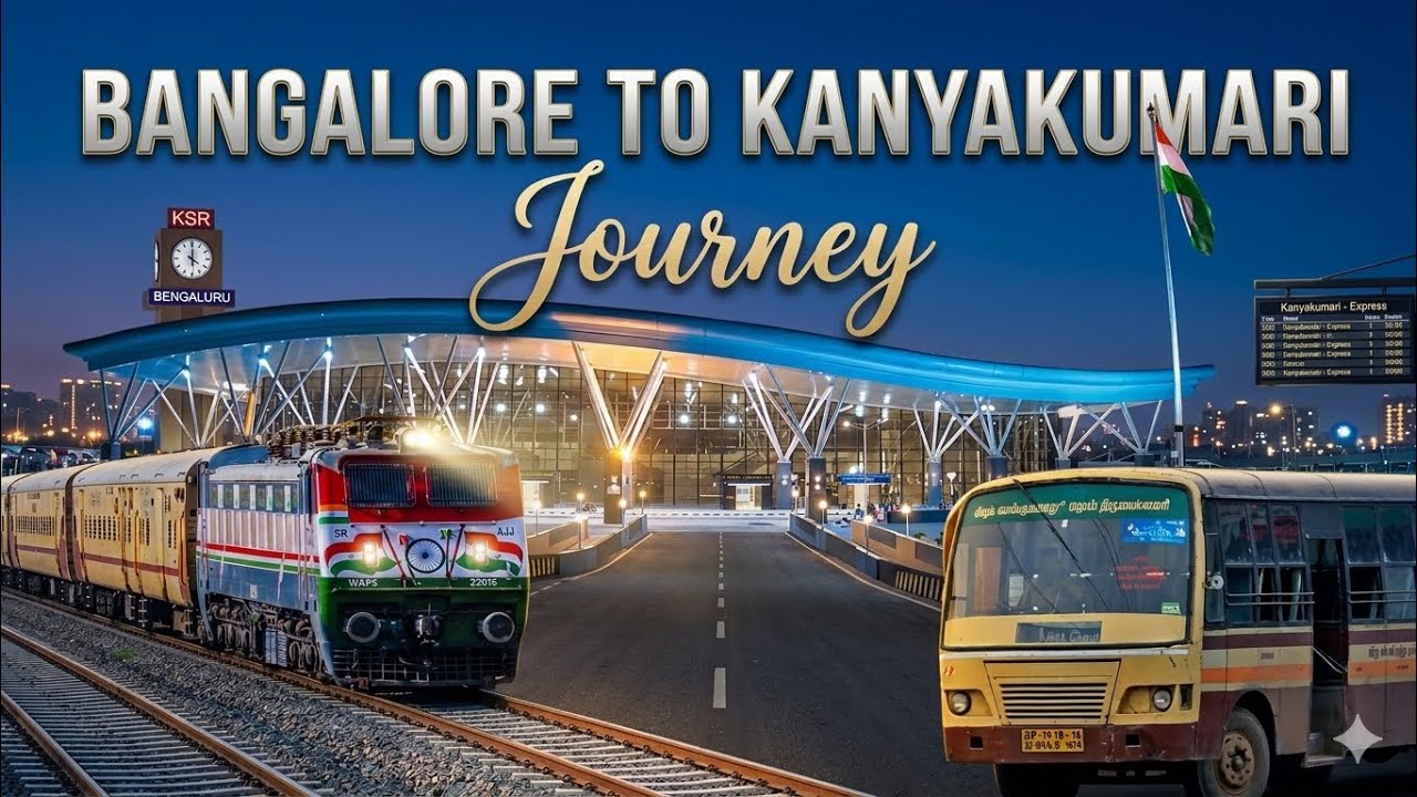 Epic Journey from Bangalore to Kanyakumari | BANGALORE TO KANYAKUMARI via NAGARCOIL | Journey Vlog