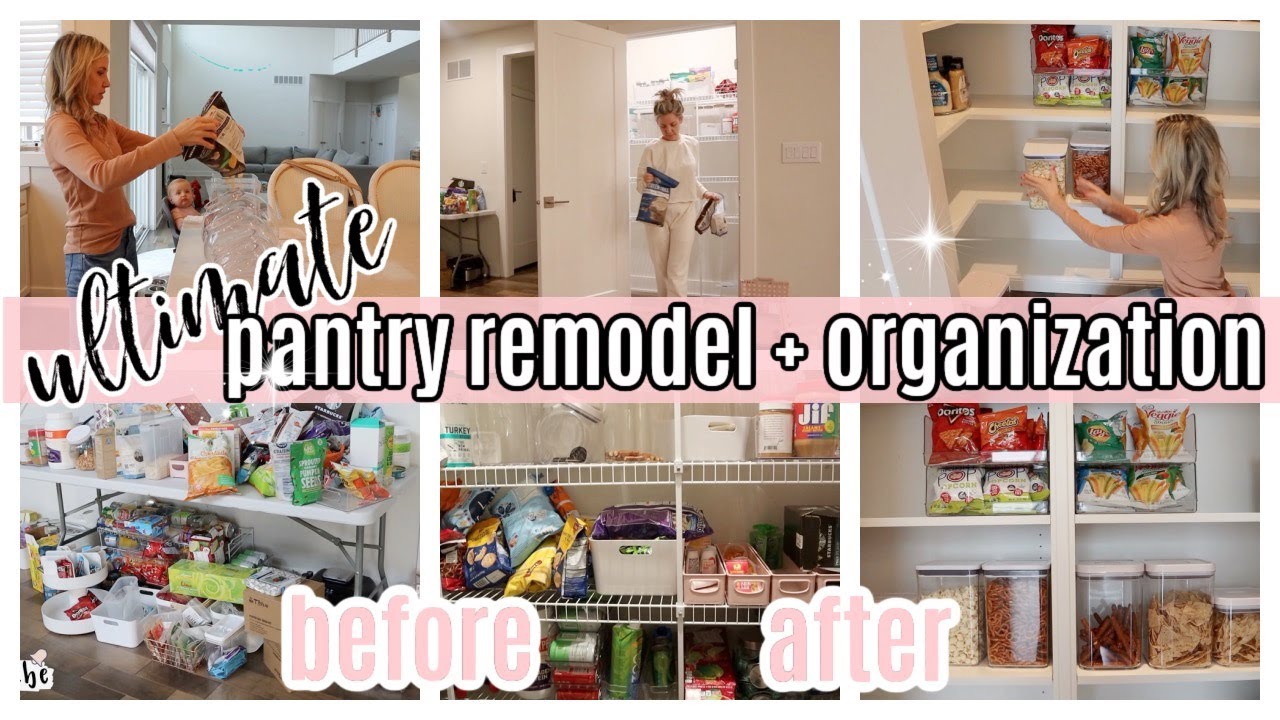 DREAM PANTRY REMODEL AND ORGANIZE 2022 / AMAZING PANRTY TRANSFORMATION // TIFFANI BEASTON HOMEMAKING