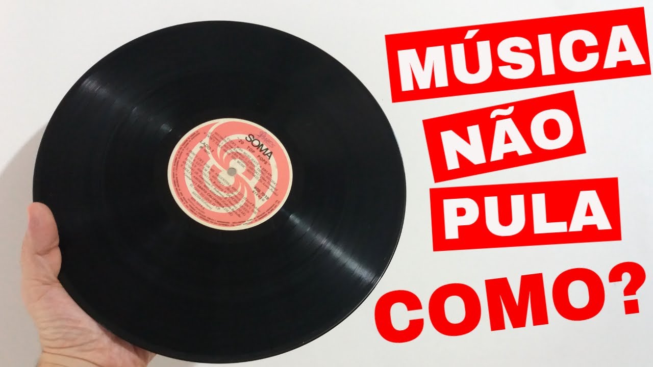 COMO SALVAR UM DISCOS DE VINIL QUE ESTÁ PULANDO E DEIXAR A MÚSICA TOCANDO NORMALMENTE DE NOVO