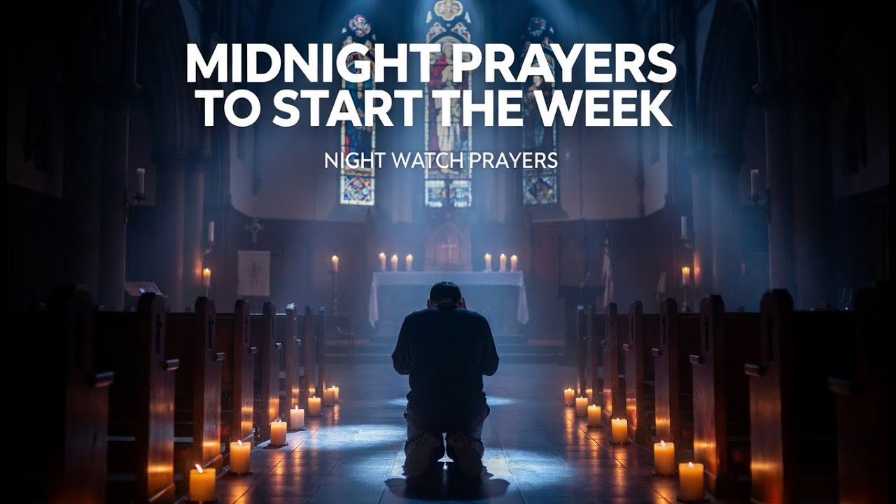 MIDNIGHT PRAYERS TO START THE WEEK | NIGHT WATCH PRAYERS #MidnightWatchPrayers #PlayWhileYouSleep