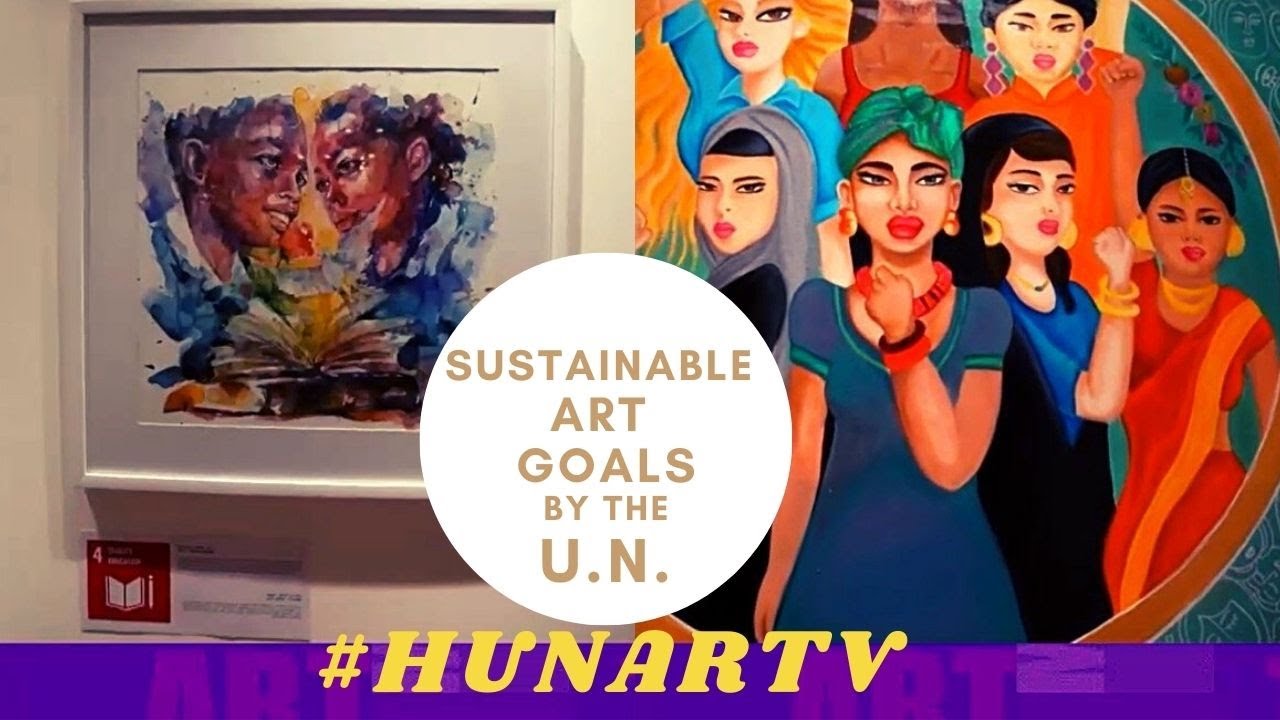 Sustainable Art show by the United Nations