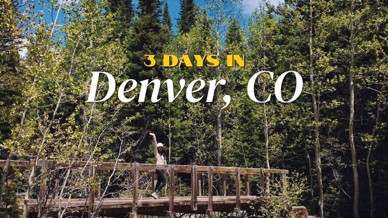 Denver Vlog 🌼 說走就走！三天兩夜的丹佛初夏小旅行