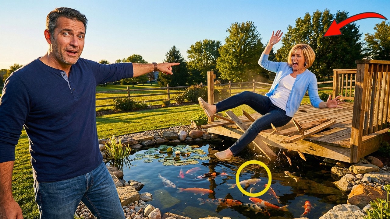 Karen Destroyed My Koi Pond — Then She Stepped Exactly Where I Wanted Her To.