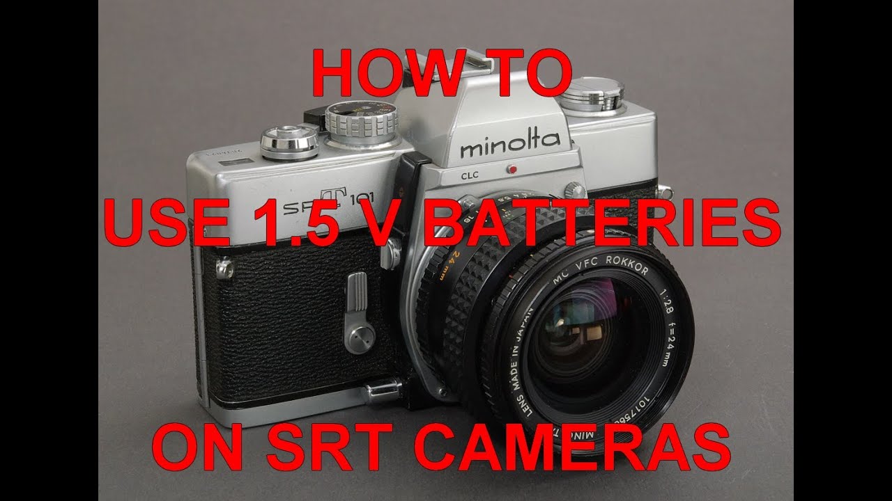 Minolta SRT-101: how to adapt it for 1.5V batteries !