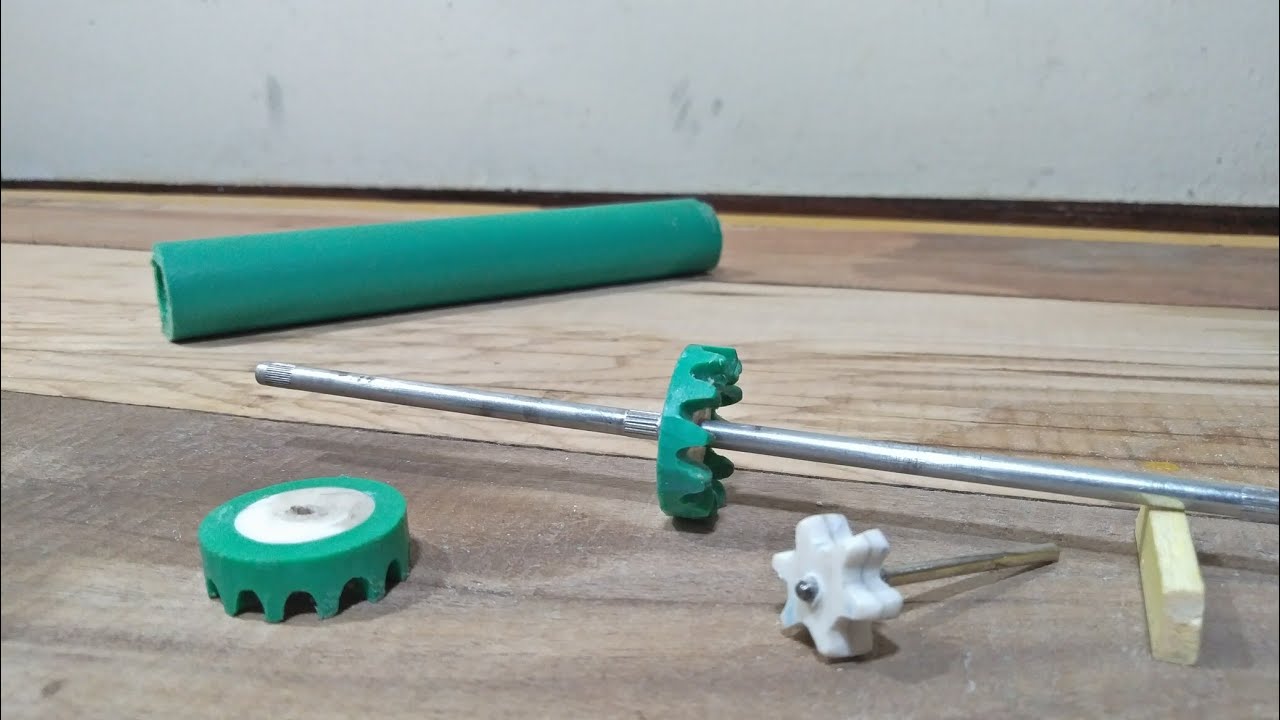 How to make RC Truck/car Axel gear in home from PVC Pipe | How to make bevel gear for RC Truck.