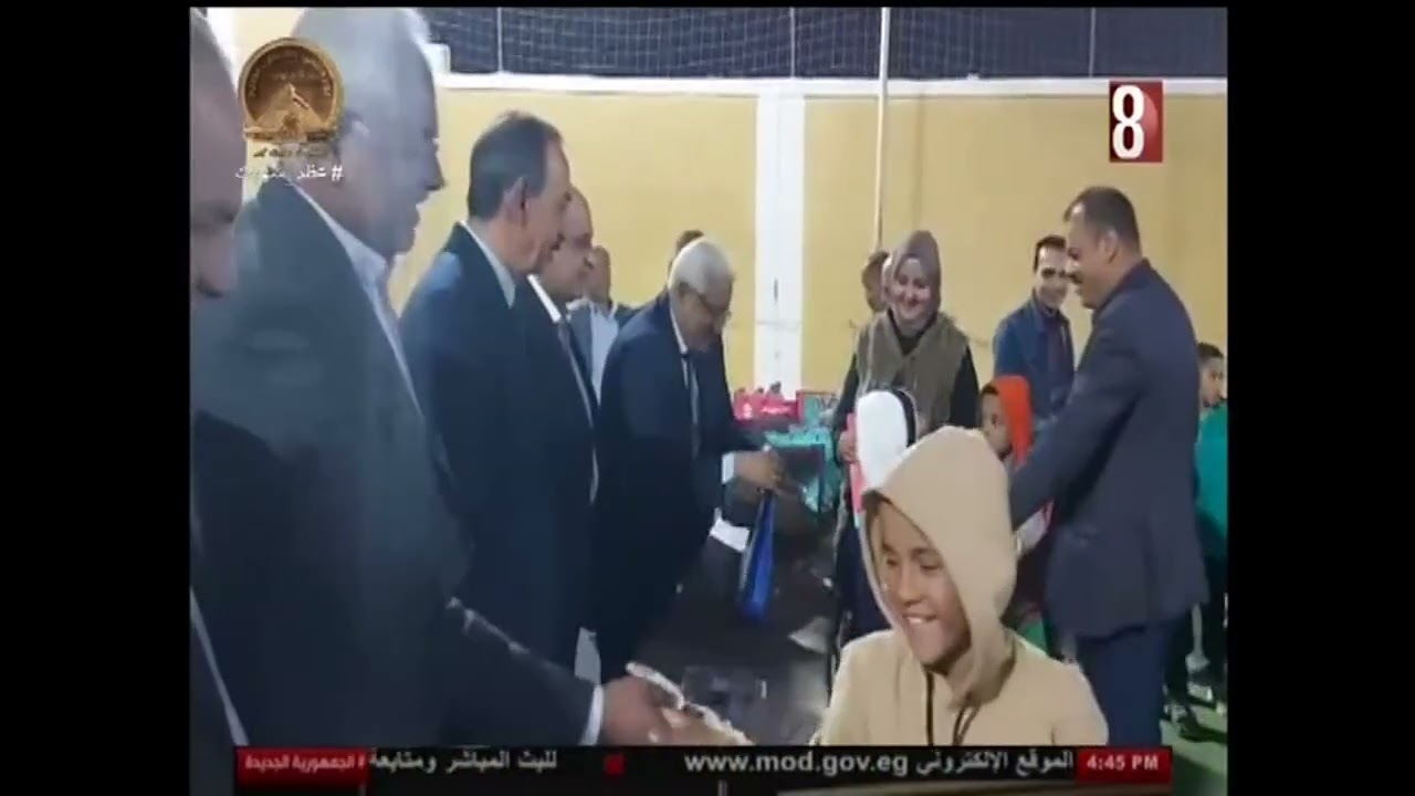 محافظ سوهاج يحضر الافطار الجماعي مع اطفال مؤسسه البنين بحي الكوثر