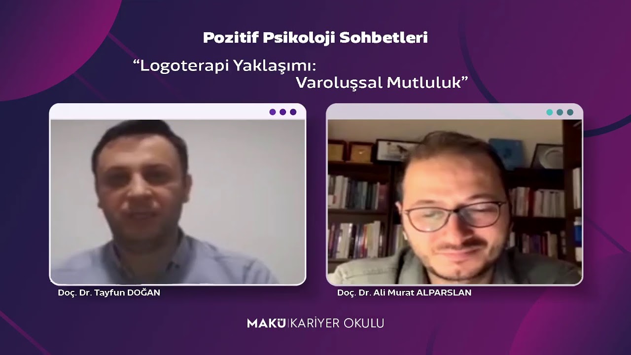 Logoterapi Yaklaşımı-Doç Dr. Tayfun Doğan & Doç.Dr. Ali Murat ALPARSLAN