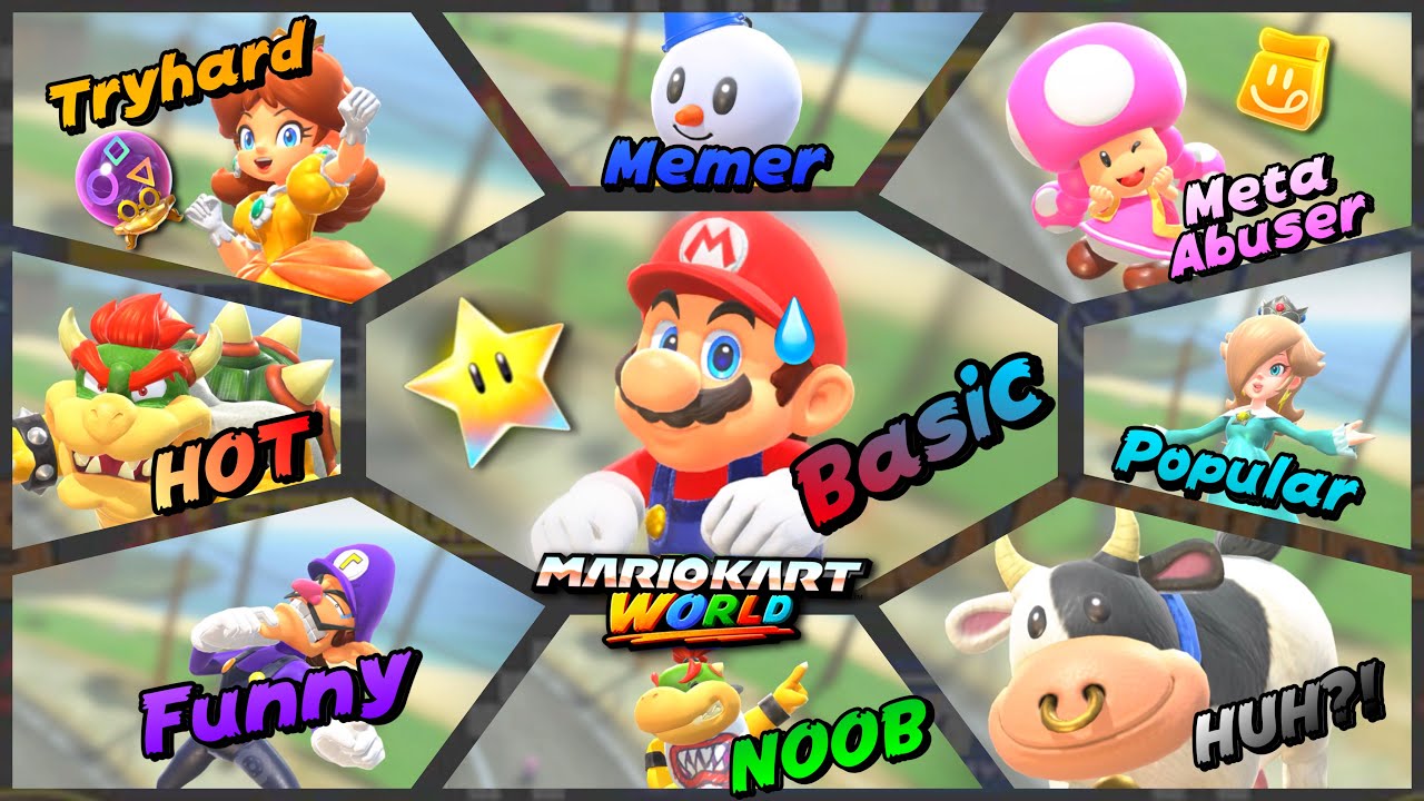 What YOUR Mario Kart World main says about you