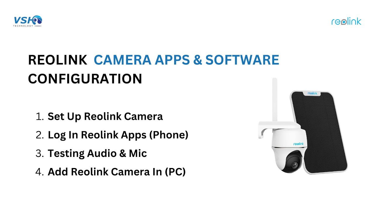 HOW TO SETUP REOLINK CAMERA APPS & SOFTWARE 2024 ?