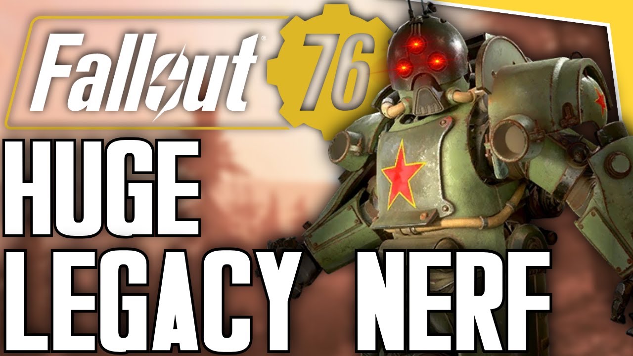 Bethesda Is NERFING Legacy Weapons In Fallout 76!