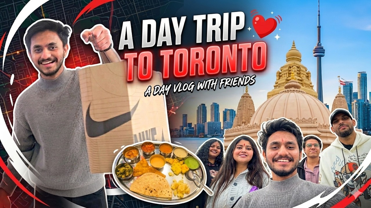 A Day Trip to Toronto | How to Spend One Perfect Day in Toronto (Food, Shopping & Peaceful Vibes) 🇨🇦
