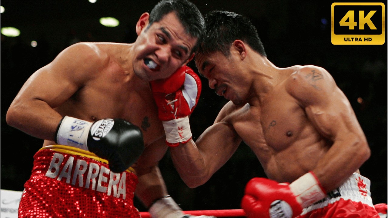 Manny Pacquiao (PHILIPPINES) vs. Marco Antonio Barrera (MEXICO) II | 4K - FULL HIGHLIGHTS #boxing