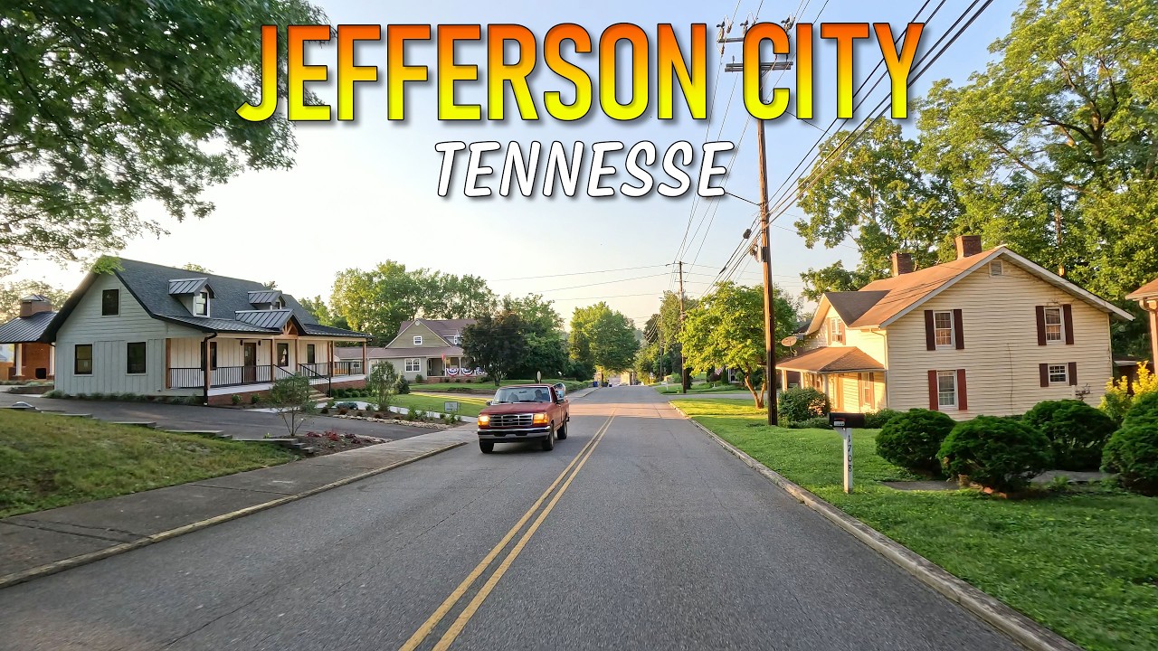 Jefferson City Tennessee Driving Through