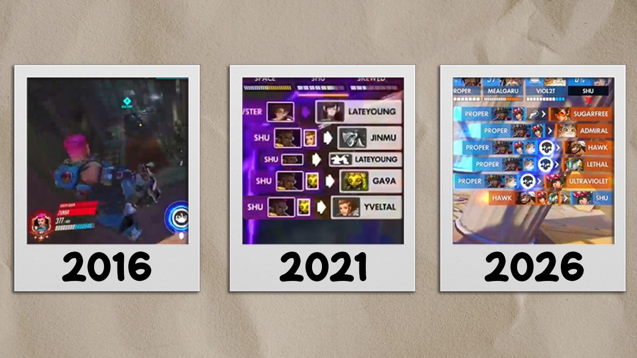 Five Iconic Plays from each year in Overwatch Esports (2016-2026)