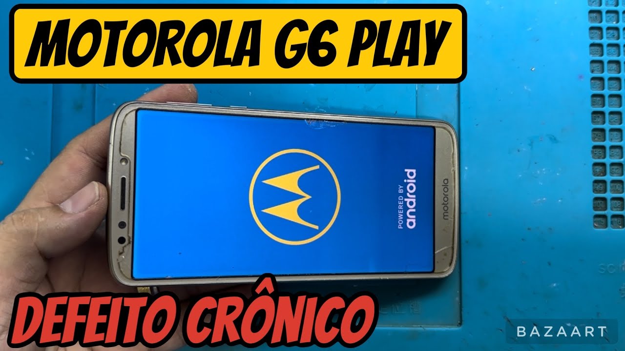 Motorola Moto G6 Play Não liga e não carrega | Defeito crônico