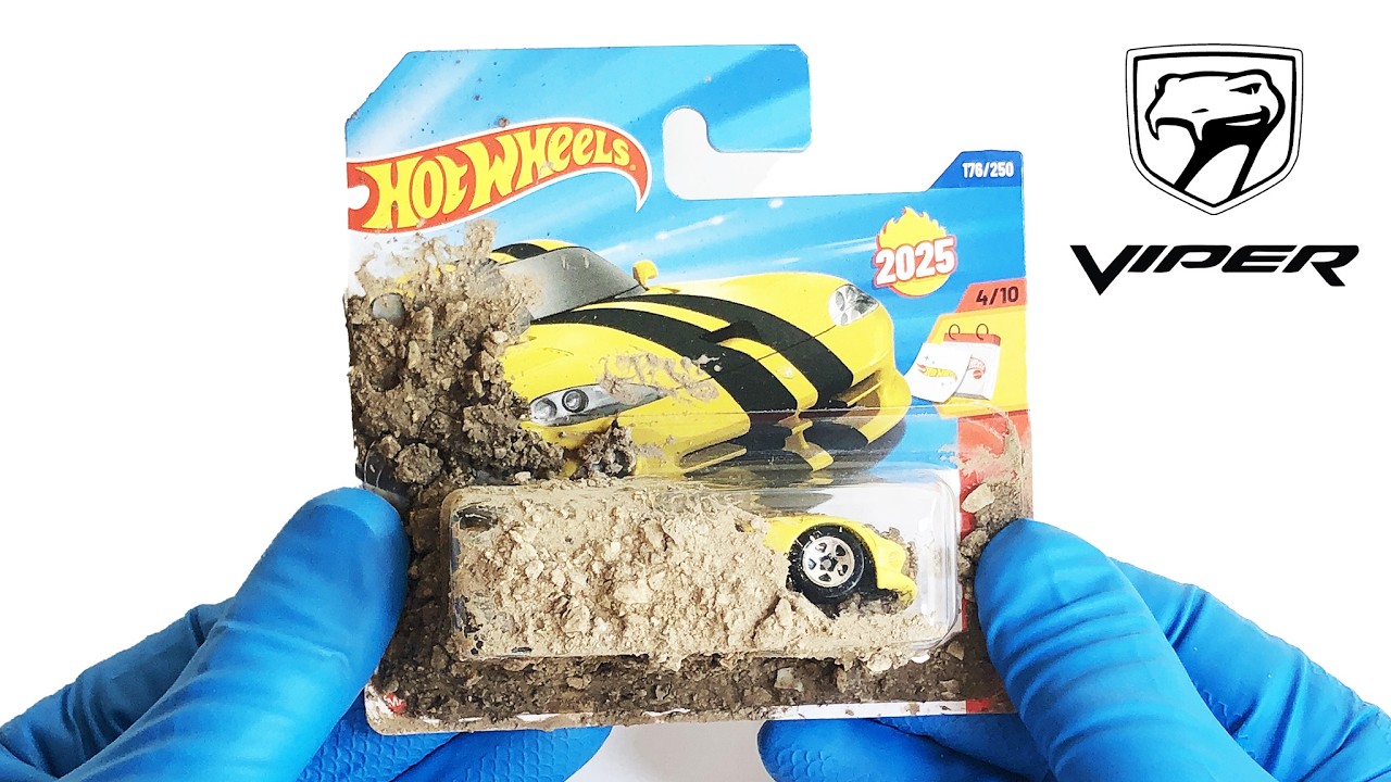 I cleaned the dirtiest Hot Wheels asmr cleaning 1