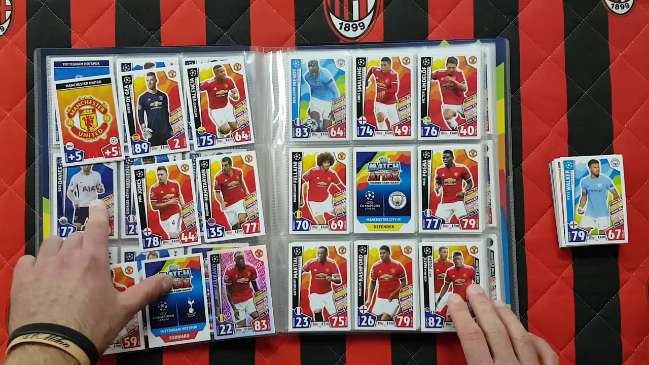 TOPPS MATCH ATTAX CHAMPIONS LEAGUE 2017/18 - UZUPEŁNIANIE ALBUMU CZ.3