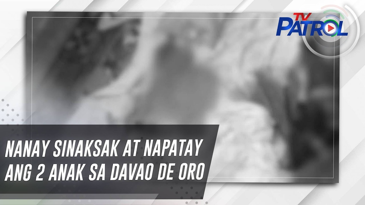 Nanay sinaksak at napatay ang 2 anak sa Davao de Oro | TV Patrol