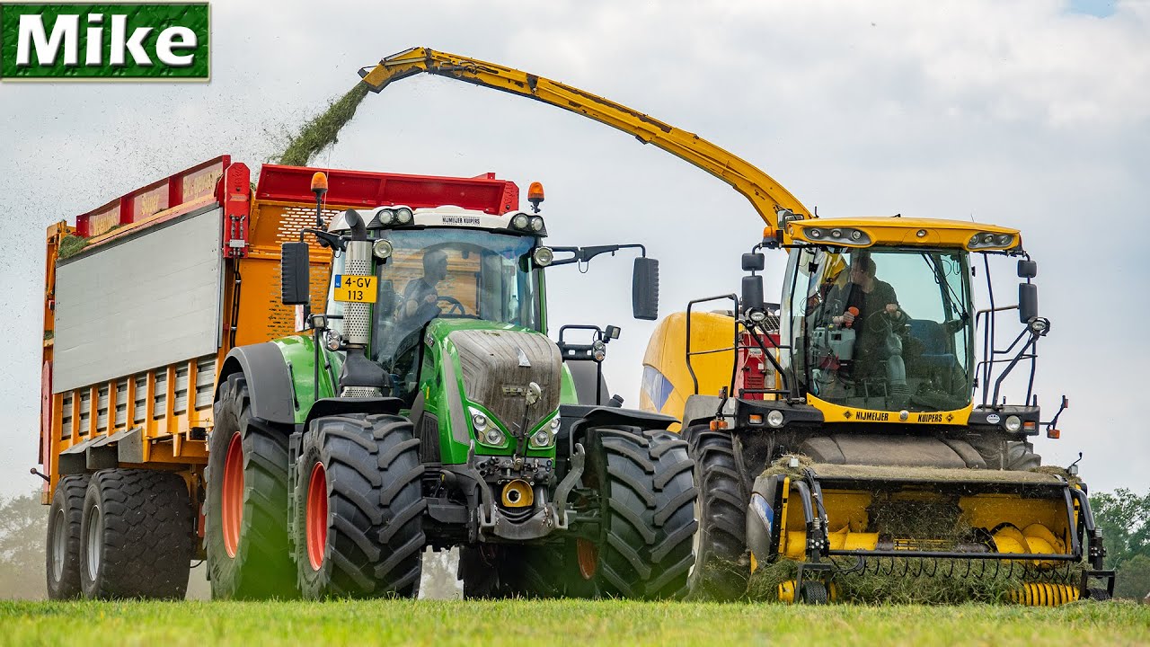 2020 | Grass Silage with Two Fendt 828 (Design Lines) | Nijmeijer Kuipers | Gras hakselen.